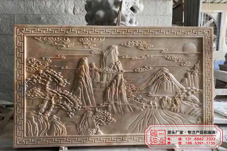 精品浮雕壁画（蜿蜒红料）