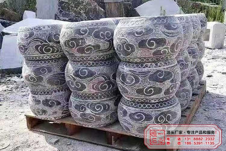 云纹柱顶石