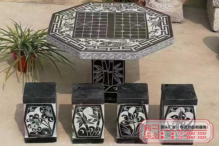 精品青石石桌